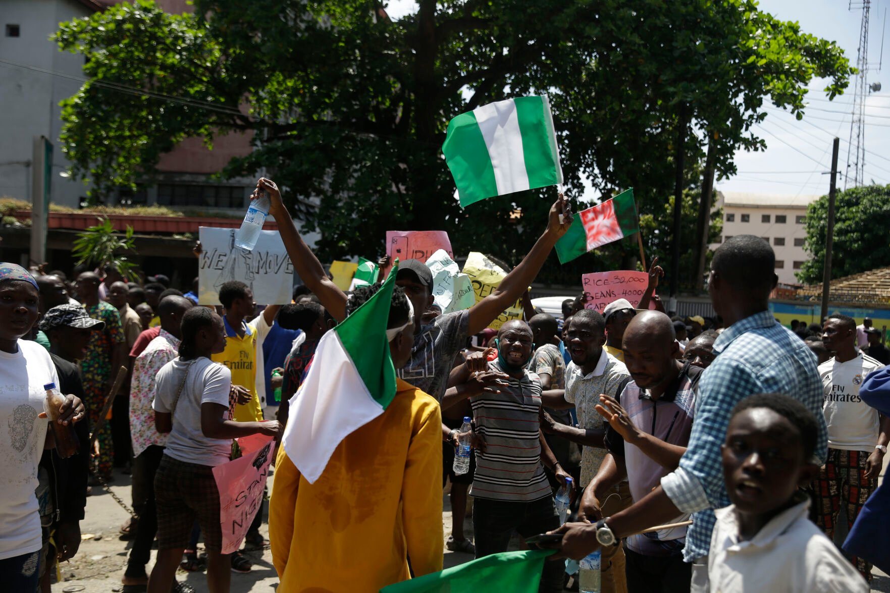 Nigeria Police Protest